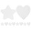 40Pz Piccole Tele Per Pittura Star Shape Board Per 1