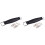 2Pz Tracolla Nera in Pelle PU Per E Speaker Chitarra 2