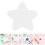 40Pz Piccole Tele Per Pittura Star Shape Board Per 11