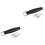 2Pz Tracolla Nera in Pelle PU Per E Speaker Chitarra 3