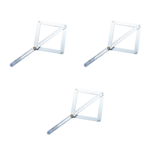 3Pz Angoli in Metallo Argento Per Uso Professionale 2