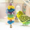 Brinquedo De Para Pássaros Mordida Colorido 7