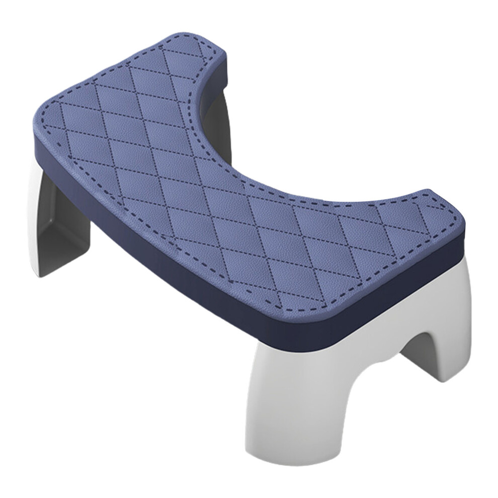 Blue Antislip Bathroom Step Stool Nonslip Base Washable-Nordic