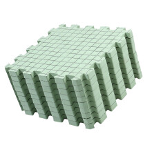 9Pcs 12x12Inch Knitting Blocking Mat Anti Slip Foam Board-Green