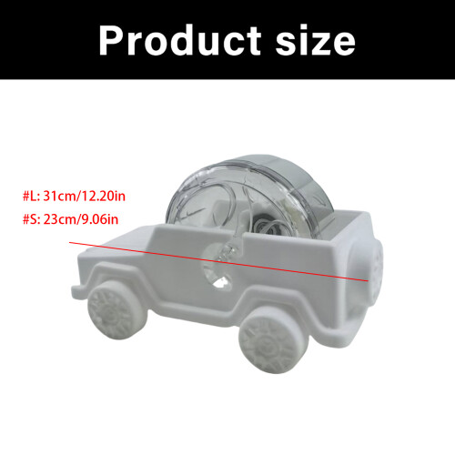 Customizable Vehicle Elegant Pet Wheel Strong-Light Green S 1
