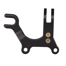 Adjustable Mount for Bicycle Disc Brake Stainless Steel Bracket 32mm Size for Easy Conversion