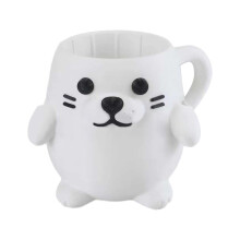 Funny Animal Freeze Dessert Accessories Ice-Seal white No spoon