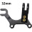 Adjustable Mount for Bicycle Disc Brake Stainless Steel Bracket 32mm Size for Easy Conversion 4