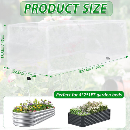 Adjustable Drawstring Plant Cover Bird Insect Defense-1 piece 2