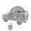 Geïndividualiseerd Gerbil Loopwiel Tiny Vehicle-Donkergrijs L 1