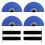 Chinese Folding Fan Retro Handheld Fan Plastic-Royal Blue 1