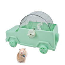 Quiet Pet Activity Wheel ABS Build Gentle Texture-Light Green L