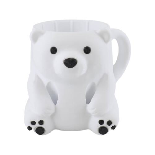 Multifunctional Animal Shape Ice-Polar Bear White No spoon