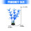 10Pcs Aquariums Landscape Artificial Leaf Plant Statue for-A 2