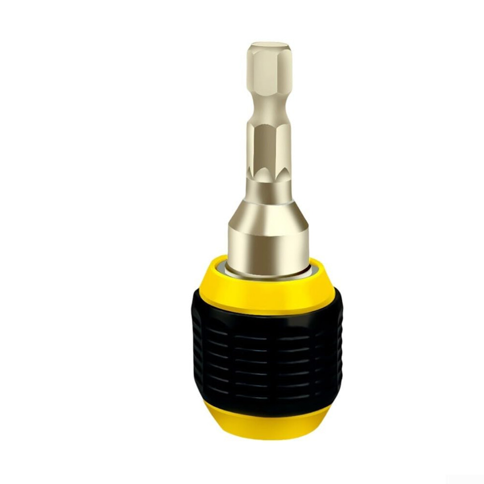 Quick Change Adapter Model Qcahex, 1/4Inch Shank, Aluminum, Hexagonal Handle Stability, Drilling Tasks Compatibility 9189345164637