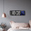 Modern and Functional Digital Wall Clock, Large LED Display with Remote Control, Multi-Function Plug In Clock Featuring Timing and Countdown Functions 8