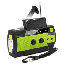 Lanternă LED cu alarmă SOS, radio cu manivelă și baterie externă portabilă, radio solar de urgență cu baterie reîncărcabilă, radio meteo