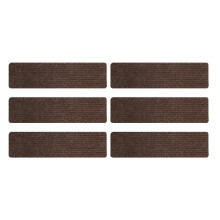 Stair Treads Carpet Non Slip Indoor, Easy to Install Stair Runners for Wooden Steps, Reusable PVC Floor Mats with Anti Slip Texture, Machine Washable