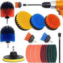 Disco de polimento de poliuretano para lixadeira orbital, kit de limpeza e polimento de superfícies com fixação segura por velcro, adequado para