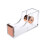 Κομψή, κομψή, διαφανής ακρυλική θήκη ταινίας με ένθετο σε ροζ χρυσό, ανθεκτική, 1
