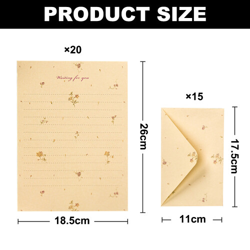Σετ χαρτιού πρόσκλησης για αποστολή προσκλήσεων, ποίησης, επιστολών, πολλαπλών 1