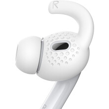 Crúcaí Cluas Silicone Comhoiriúnach le Airpods Pro, Meáchan Thar a Bheith Éadrom le Gnéithe Frith-Shleamhain do Mhaireachtálacha Gníomhacha