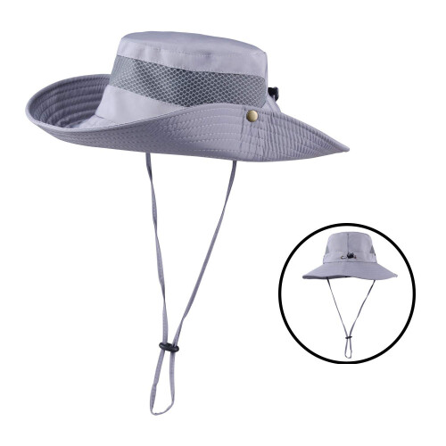 Καπέλο Bucket για νήπια, Αντιηλιακό καπέλο Bucket με φαρδύ γείσο και ρυθμιζόμενο
