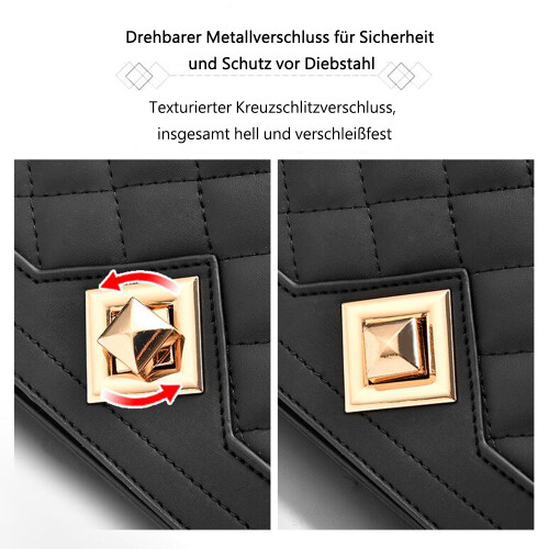 Μοντέρνες τσάντες crossbody για γυναίκες, βραδινή τσάντα Satchel με λουράκι αλυσίδας Vintage 2