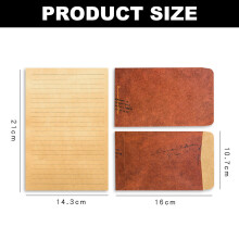 Papel Kraft Vintage para Escritório, Papelaria Multiuso com Linhas para Escrita Criativa, Papel Kraft Premium Tamanho A5 em Cores Vibrantes Ideal