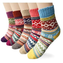 Calze da donna in lana a maglia spessa - Calze invernali morbide, calde e comode, casual, a mezza gamba, multifunzionali per il freddo, ideali per