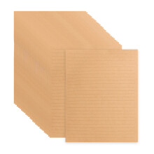 Dekoratives Druckerpapier in Vintage-Kraftpapier, weiße, unbedruckte Seite, bedruckbarer Kraftpapieraufkleber für kreative Schreib- und