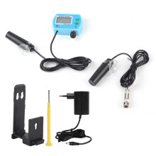 Digital pH and TDS Meter with Clear LCD Backlight Screen for Water Quality Analysis, Suitable for Fish Tanks Hydroponic Gardens Swimming Pools, Comes