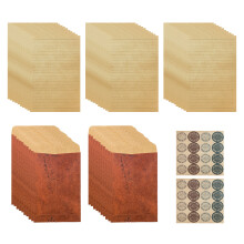 Personalized Letters On Bright-Colored A5 Size Paper, Premium Kraft Paper Supports Multipurpose Use And Printer Compatibility, Privacy Ensured With