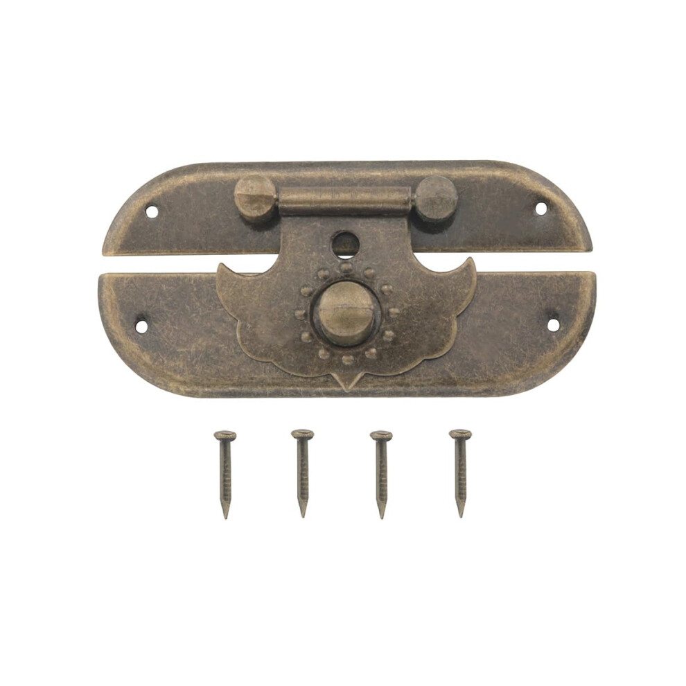 Antique Box Latch With Screws For Wooden Jewelry Gift Boxes, Durable Rustresistant Finish 9426802411126