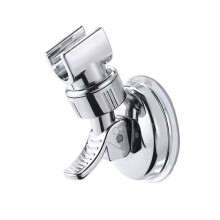 Universal Adjustable Shower Head Holder with 360 Rotation, Strong Suction Cup, Full Plating Finish