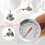 Bimetallic Grills Thermometers Nonrust Steel Construction High 6