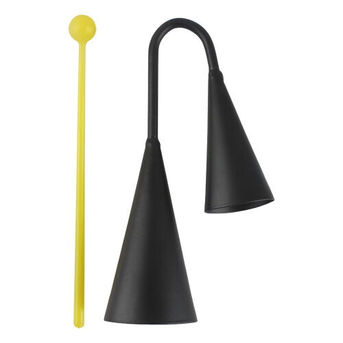 Cowbell musical instrument  Traditional percussion with stick