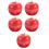 5St Plastic Antenneballen in Appelvorm Auto Dak Decoratie Multi 7