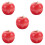 5St Plastic Antenneballen in Appelvorm Auto Dak Decoratie Multi 8