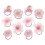 20St Roze Duurzame Haaraccessoires Voor Peuters 2