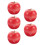 5St Plastic Antenneballen in Appelvorm Auto Dak Decoratie Multi 5