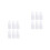 12Pcs White Squeezable Dropper Bottles for Storing Eye Liquid 4