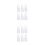 12Pcs White Squeezable Dropper Bottles for Storing Eye Liquid 7
