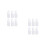12Pcs White Squeezable Dropper Bottles for Storing Eye Liquid 5