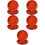 25Pcs Red Plastic Planter Drip Trays Practical Saucers for Flower Pots 7