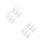 12Pcs White Squeezable Dropper Bottles for Storing Eye Liquid 10