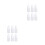 12Pcs White Squeezable Dropper Bottles for Storing Eye Liquid 6