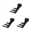 3Pcs Black Stainless Steel Bread Maker Paddles Non-Stick Kitchen Tool 7