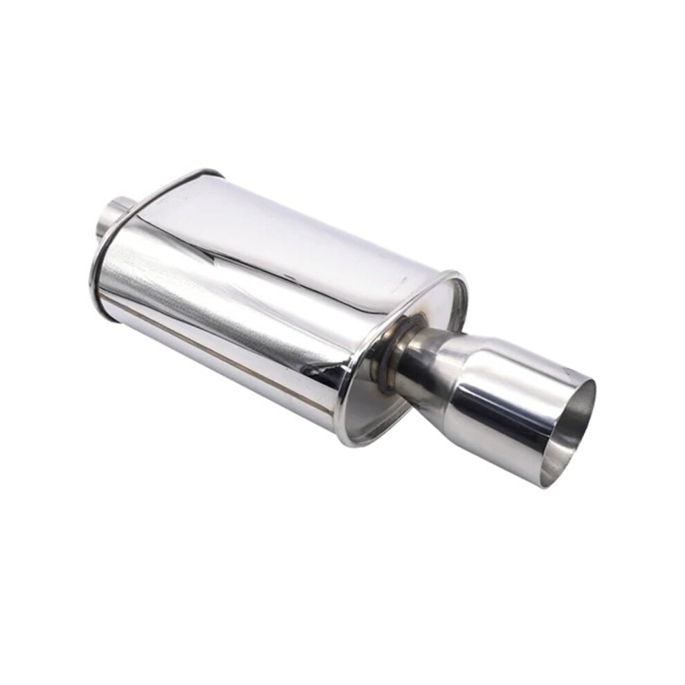 2.5 Inch Stainless Steel Car Exhaust Muffler With 63Mm Dual Outlet Performance Tip For Racing 9189345165368