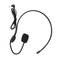 4Piece Wired Microphone Headset Flexible Lightweight Headworn Microphone for Presentations Teaching Ergonomic Design 3.5mm Jack Connector